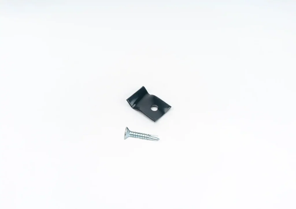 Przelotka metalowa z wkrętem - KOW MET