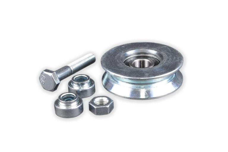 Rolka jezdna RK68 na kątownik Y ze śrubą - KOW MET