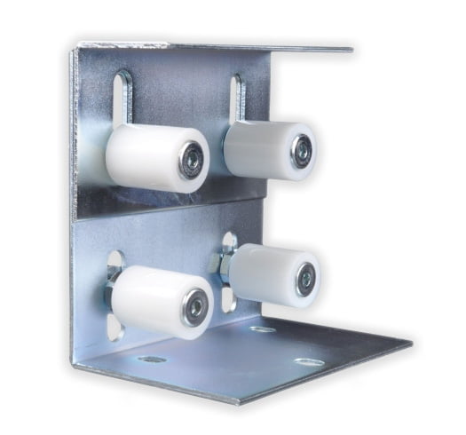 Rolki prowadzące fi30 (4 szt.) z wspornikiem - KOW MET