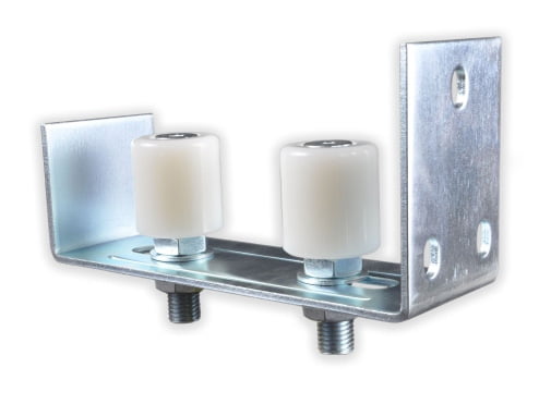 Rolki prowadzące fi30 (2 szt.) z wspornikiem - KOW MET