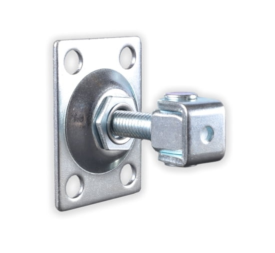 Zawias regulowany z płytką 75x55 M12 - KOW MET